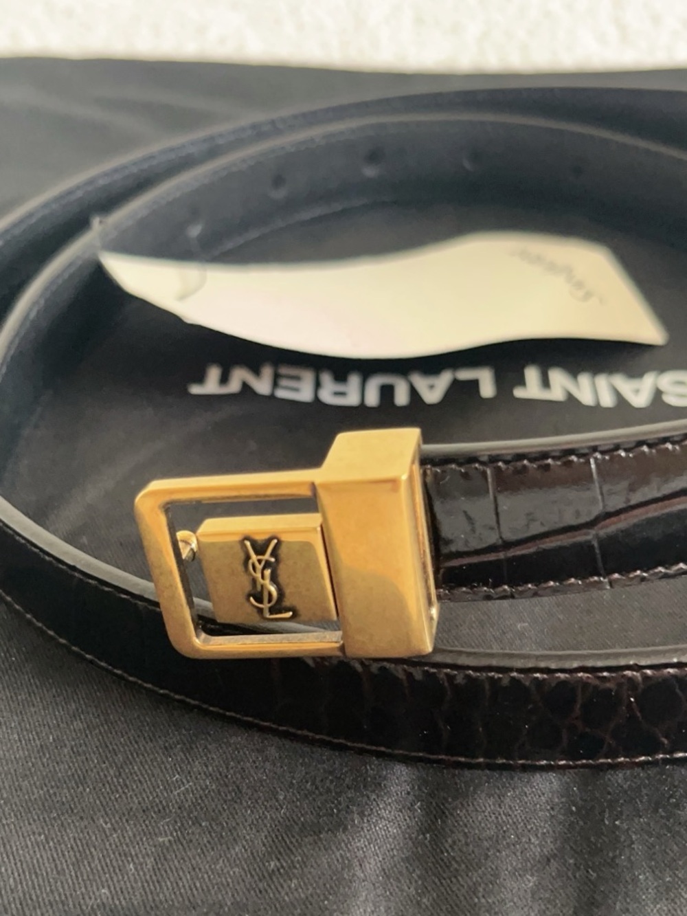 Saint Laurent La 66 Buckle Belt - Picture 3 of 16